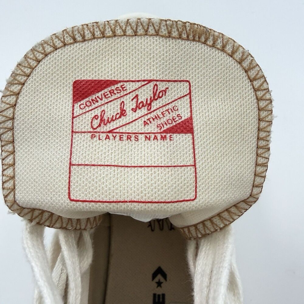 Converse CTAS Run Star Hike Platform Western Embroidery Womens White Size 10 - Picture 11 of 12